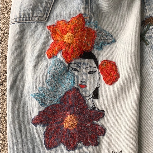 Citizens of humanity embroidered jeans - Picture 5 of 8